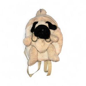 Charming Tan Pug Kids Backpack